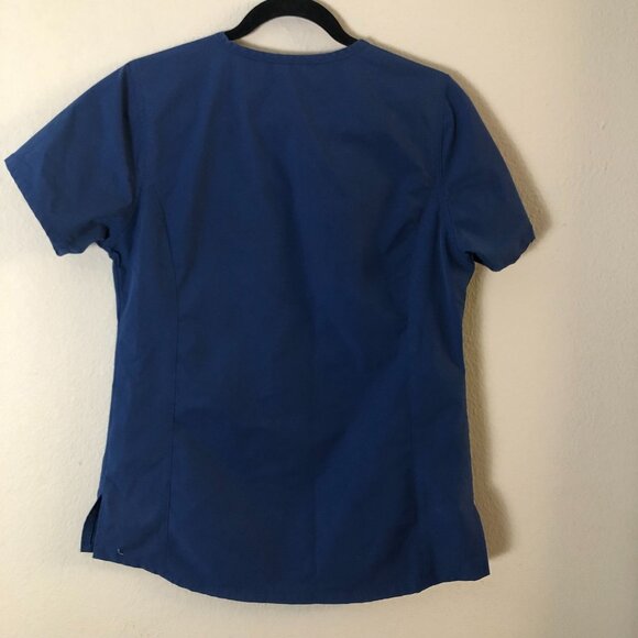 Carhartt Force Essentials Notch Neck Tunic Scrub Top - C12213 NAVY - Picture 5 of 8